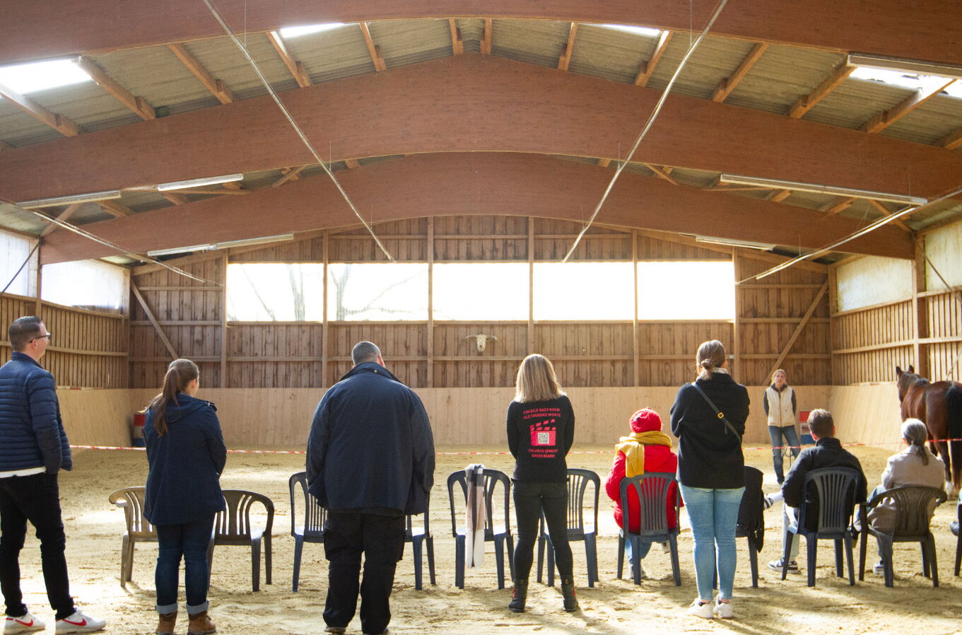 Unser erstes pferdegestütztes Medientraining im Westerwald